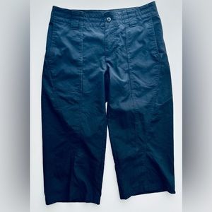 Women's Navy Cropped Utility Pants